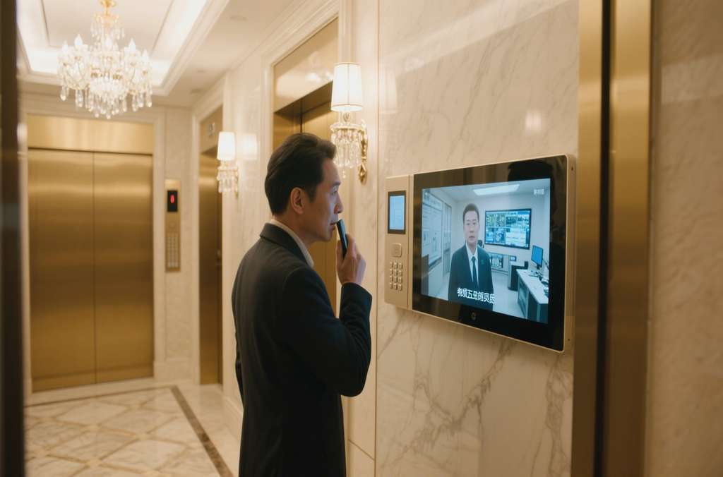 電梯可視五方對(duì)講